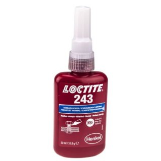 Loctite 243 Anaerobe Schraubensicherung,10 ml, mittelfest Gewindesicherung Henkel Loctite