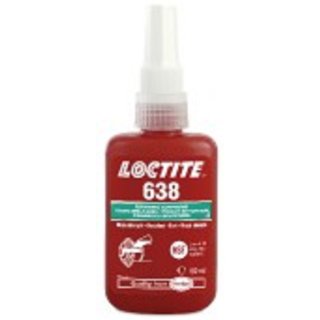 Loctite 638 Anaerobe Fügeverbindung 50 ml, hochfest Klebespalt bis 0,25 mm Festigkeit hoch