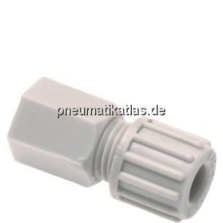 Gerade Schlauchverschraubung mit Innnengewinde G 1/ 2"-12 x 10mm, PFA Prinzip 2