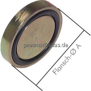 Blindplatte 2"-SAE-Flansch ( 3000 PSI)