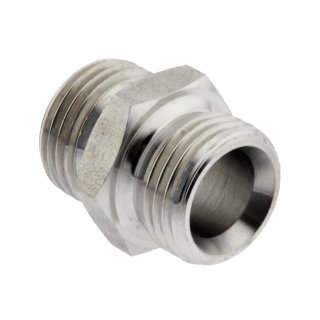 Doppelnippel NPT 1" - NPT 1" Werkstoff Edelstahl