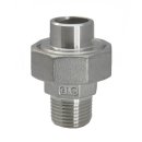 Anschweißverschraubung konisch dichtend Gewinde: R 1" (AG) - 33,7 mm Werkstoff: Edelstahl
