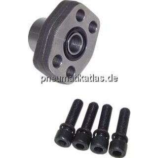 Flanschverschraubung 1 1/4"- SAE 6000 PSI, G 1" (IG)