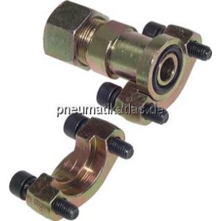 Gerade Flanschverschraubung 1"-SAE (3000 PSI), 28 L (M36x2)