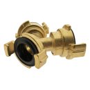 Y-Verteiler für Gartenschlauch-Schnellkupplungen, 40 mm Eingang: Schnellkupplung