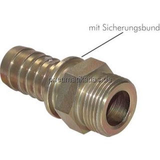 Schalenverschraubung mit Außengewinde und Sicherungsbund, PP, EN 14420 Schalenverschraubung mit Außengewinde und Sicherungsbund, PP, EN 14420