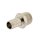 Gewindetülle mit konischem Außengewinde R 1/8"-6mm, 16 bar Messing vernickelt
