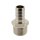 Gewindetülle mit konischem Außengewinde R 1/8"-6mm, 16 bar Messing vernickelt