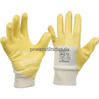 Nitrilteilbeschich. Hand- schuhe, Industriequalität