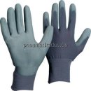 Feinstrick Handschuh mit PU-Teilbe. Industriequalität