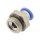 IQS gerade Steckverschraubung mit zylindrischem Außengewinde G 1/4" - 6 mm, IQS - Standard