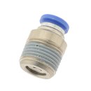 IQS gerade Steckverschraubung mit Außengewinde R 1/8" - 10 mm, IQS - Standard Innensechskant