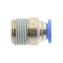 IQS gerade Steckverschraubung mit Außengewinde R 1/8" - 10 mm, IQS - Standard Innensechskant