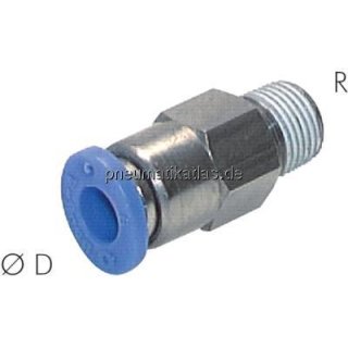 Steckanschluss, selbstabsper- rend R 1/2"-10mm, IQS-Standard