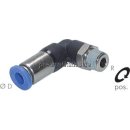 Winkel-Steckanschluss, selbstabsperrend R 1/4"-10mm