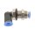 IQS Mini Winkel - Schott - Steckverbindung L-Schott-Steckverbindung 6 mm, IQS-Mini