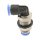 IQS Mini Winkel - Schott - Steckverbindung L-Schott-Steckverbindung 6 mm, IQS-Mini