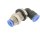 IQS Mini Winkel - Schott - Steckverbindung L-Schott-Steckverbindung 6 mm, IQS-Mini