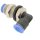 IQS Mini Winkel - Schott - Steckverbindung L-Schott-Steckverbindung 6 mm, IQS-Mini