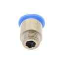 IQS Mini gerade Steckverschraubung mit Feingewinde M 6 x 0 ,75 - 4 mm, Mini Innensechskant