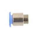 IQS Mini gerade Steckverschraubung mit Feingewinde M 6 x 0 ,75 - 4 mm, Mini Innensechskant