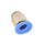 IQS Mini gerade Steckverschraubung mit Feingewinde M 6 x 0 ,75 - 4 mm, Mini Innensechskant