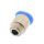 IQS Mini gerade Steckverschraubung mit Feingewinde M 6 x 0 ,75 - 4 mm, Mini Innensechskant