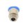 IQS Mini gerade Steckverschraubung mit Feingewinde M 6 x 0 ,75 - 4 mm, Mini Innensechskant