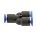IQS Y-Steckverbindung reduzierend 8mm-6mm, IQS- Standard Pneumaitk Y-Verteiler