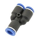 IQS Y-Steckverbindung reduzierend 8mm-6mm, IQS- Standard Pneumaitk Y-Verteiler