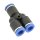 IQS Y-Steckverbindung reduzierend 8mm-6mm, IQS- Standard Pneumaitk Y-Verteiler