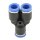 IQS Y-Steckverbindung reduzierend 8mm-6mm, IQS- Standard Pneumaitk Y-Verteiler