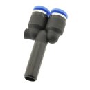IQS Y-Steckanschluss 8 mm Stecknippel auf 8 mm Steckanschluss IQS-Standard