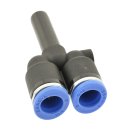 IQS Y-Steckanschluss 8 mm Stecknippel auf 8 mm Steckanschluss IQS-Standard