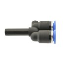 IQS Y-Steckanschluss 8 mm Stecknippel auf 8 mm Steckanschluss IQS-Standard