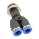 IQS gerade Y-Steckverschraubung mit Außengewinde M 5 - 6 mm, IQS - Standard