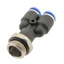 IQS gerade Y-Steckverschraubung mit Außengewinde M 5 - 6 mm, IQS - Standard