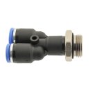 IQS gerade Y-Steckverschraubung mit Außengewinde M 5 - 6 mm, IQS - Standard